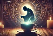 Kahve Falında Başı Öne Eğik Adam Görmek