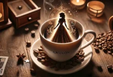 Kahve Falında Elbiseli Kadın Görmek