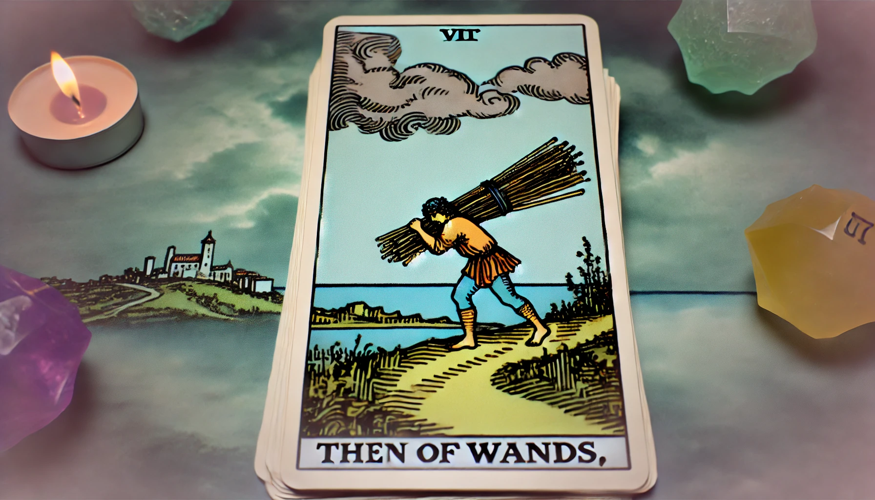 10 Değnek (Ten of Wands) Kartı ve Anlamı