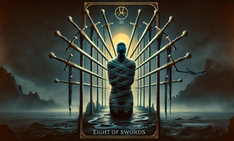 8 Kılıç (Eight of Swords) Kartı ve Anlamı