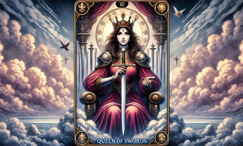 Kraliçe Kılıç (Queen of Swords) Kartı ve Anlamı
