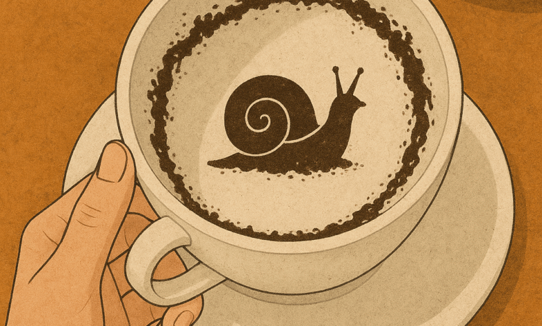 Falda Salyangoz Görmek