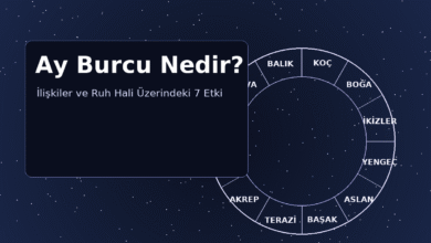 Ay Burcu Nedir? İlişkiler ve Ruh Hali Üzerindeki 7 Etki
