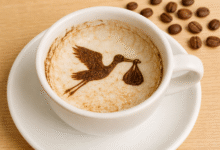 Kahve Falında Leylek Ağzında Paket